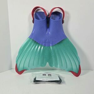 Finis Mermaid Monofin‎ Swim Mermaid Tails Kids OS Purple/Green/Red Sparkles